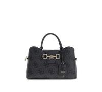 GUESS Janie Logo Girlfriend Satchel CLO - COAL LOGO One Size