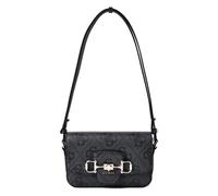 Guess Schultertasche Janie 21 cm Logo Convertible Xbody Flap Schwarz