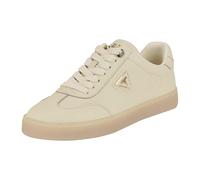 GUESS Jazlie Damen-Sneaker, Elfenbeinfarbenes Leder 150, 38.5 EU