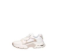 GUESS JCR6ELE Gold-Weisse Damen-Sneaker mit Schnürung 38