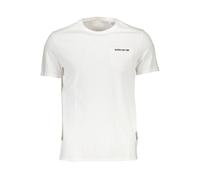 Guess Jeans Bianco Baumwoll Herren T-Shirt XL