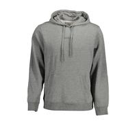 GUESS JEANS Bio-Baumwolle Hoodie Grau - Größe: S