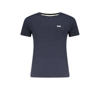 Guess Jeans Blaues Bio-Baumwoll Damen-T-Shirt S