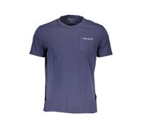 Guess - Blau Baumwolle Herren T-Shirt Kurzarm - - Tops - Herren - Blau - S