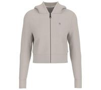 Guess Jeans Strickjacke mit Woll-Seiden-Anteil in Hellgrau, Größe S