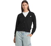 GUESS JEANS Schwarz Bluse Damen W4BR16Z3HO2 - Größe: S