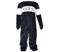 GUESS JEANS Chenille Strampler mit Logo und Kontrastdetails - Größe: 0-3M