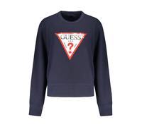 GUESS JEANS Damen Sweatshirt Blau mit Reißverschluss - Größe: XL