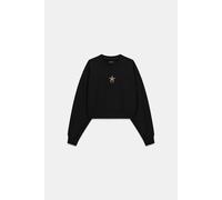 Guess Jeans - GJ CROP DROP SHOULDER LEOPARD Jet Black A996 - Gr. - S