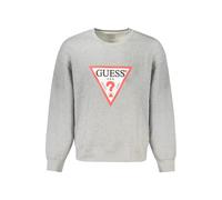 Guess Jeans Graues Baumwoll-Herren-Sweatshirt L