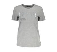 Guess Jeans Graues Baumwoll-T-Shirt für Frauen XS