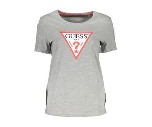 Guess Jeans Grigio Baumwoll Damen T-Shirt XS