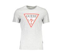 Guess Jeans Grigio Baumwolle Herren T-Shirt 2XL