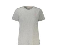 GUESS JEANS GUESS Damen Graues Kurzarm T-Shirt mit Logo aus - Größe: M