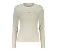 GUESS JEANS Guess Damen Langarmshirt Weiß - Größe: 2XL