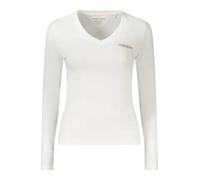 GUESS JEANS Guess Damen Langarmshirt Weiß - Größe: 2XL