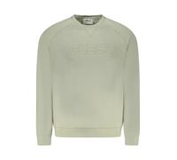 GUESS JEANS Logo Sweatshirt Grün Rundhals Print - Größe: S