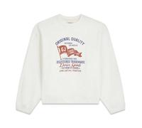 Guess Jeans M6gqa7kcpr1 Cropped Sweatshirt 2XL Alabaster White Multicolor
