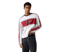 Guess Jeans M6rp43kd452 Boxy Fit Langarm-t-shirt S Alabaster White