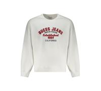 GUESS JEANS Oversize Langarm Sweatshirt mit Stickerei und Lo - Größe: XS