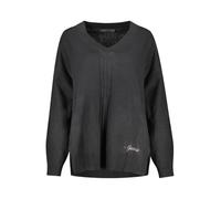 GUESS JEANS Pullover mit V-Ausschnitt und Kontrastdetails - Größe: S