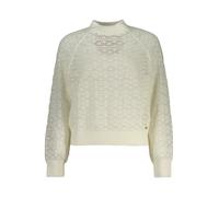 GUESS JEANS Rollkragenpullover mit Kontrastdetails und Logo - Größe: XS