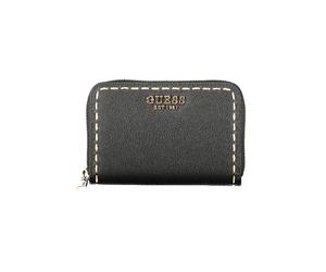 Guess Jeans Schwarze Polyethylen-Geldbörse Einheitsgröße