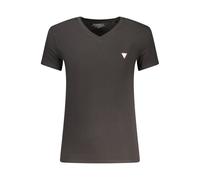 Guess Jeans Schwarzes Baumwoll-Herren-T-Shirt S