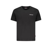 Guess Jeans Schwarzes Baumwoll Herren T-Shirt XS