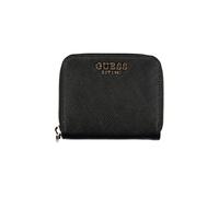 Guess Jeans Schwarzes Polyethylen-Portemonnaie Einheitsgröße
