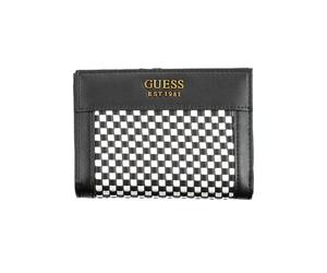 Guess Jeans Schwarzes Polyethylen-Portemonnaie Einheitsgröße