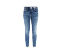 GUESS JEANS Guess Damen Skinny Jeans Used Look mit Logo - Größe: 31L30