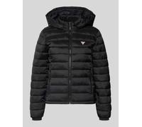 Guess Jeans Steppjacke mit Kapuze in Black, Größe S