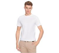 Guess T-Shirt Kleines Logo Weiß Kurzarm Herren Größe M