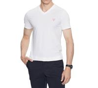 GUESS JEANS T-SHIRT MANICHE CORTE UOMO BIANCO