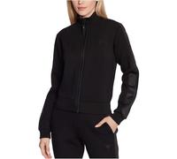 Guess Activewear Sweatjacke mit Galonstreifen Modell 'NEW ALLIE' in Black, Größe XS