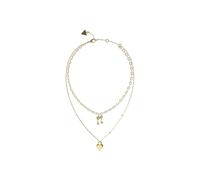 GUESS JUBN04216JWYGT-U Halskette mit Herz und Schlüsseln