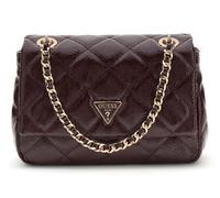 GUESS Juliet Mini Flap Bag Burgundy