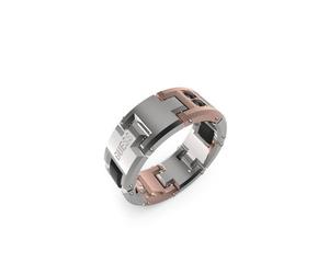 Guess - JUMR04037JWRGBK60 - Ring - Heren - Roestvrij Staal - Maat 60