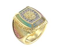 Guess - JUMR05034JWYGMC64 - Ring - Herren - Lion King - Weite 64