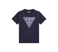 Guess Jungen Eco Short Sleeve Triangle T-Shirt, Smart Blue, 10 Jahre