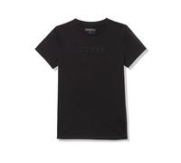 GUESS Jungen T-Shirt aus Bio-Baumwolle mit gesticktem Logo, Schwarz (Jet Black), 164