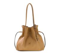 GUESS Karima Drawstring Tote Tan
