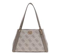 GUESS Karnilla Logo Girlfriend Carryall Dark Taupe Logo