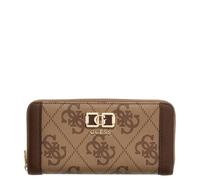 Guess Karnilla Logo Slg Lrg Zip Arnd latte logo/brown