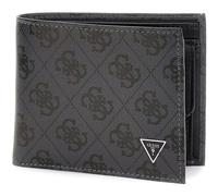 GUESS Kartenetui Milano Bifold No Coin Wallet Black dunkelgrau