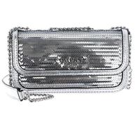 GUESS Kaska Mini Convertible Crossbody Flap Silver