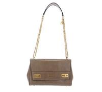 GUESS Katey Flap Shoulder Bag Dark Taupe