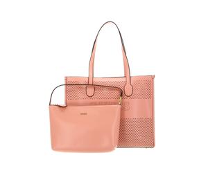 GUESS Katey Perf Tote Pink