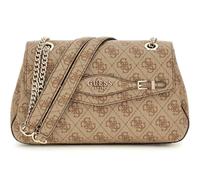 GUESS Katya Convertible Xbody Flap Bag Latte Logo